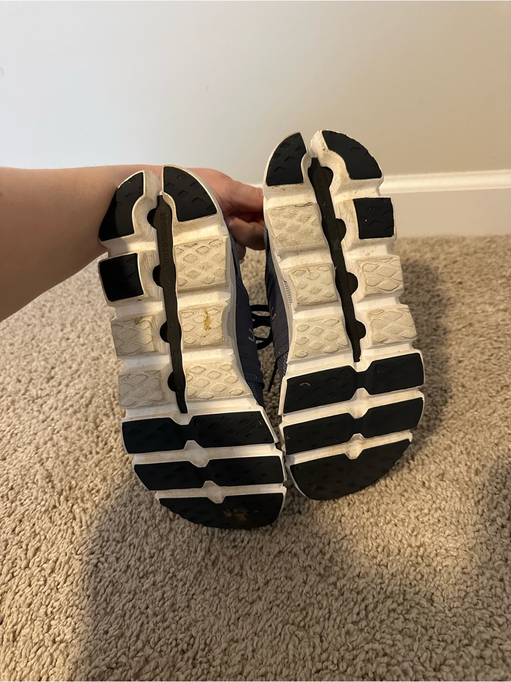 On Running Women’s Blue and White Cloudswift Athletic Shoes - Picture 4 of 4